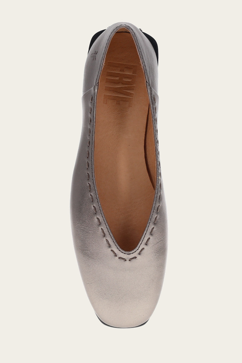 Claire Flat - Dark Pewter - Top Down