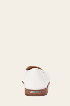 Claire Flat - White - Back