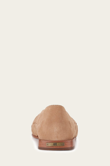 Claire Woven Flat - Camel - Back