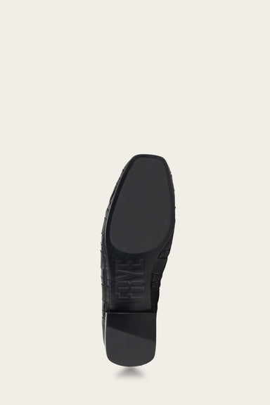 Claire Woven Flat - Black - Sole