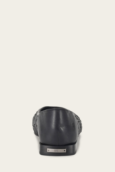 Claire Woven Flat - Black - Back