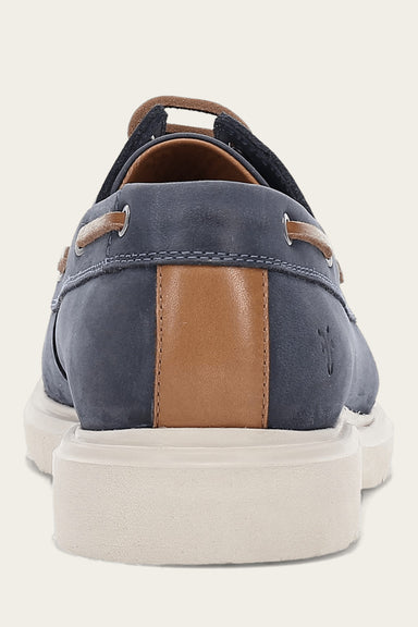 Connor Boat Shoe - Indigo - Back