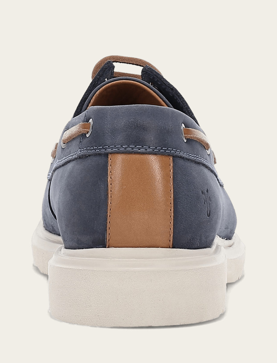 Connor Boat Shoe - Indigo - Back
