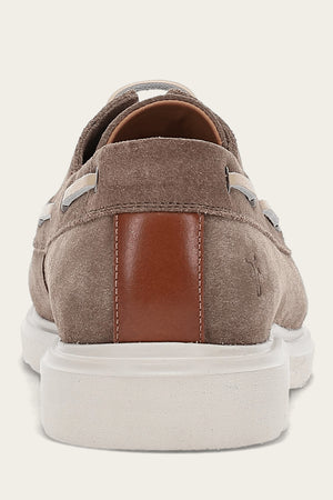 Connor Boat Shoe - Driftwood - Back