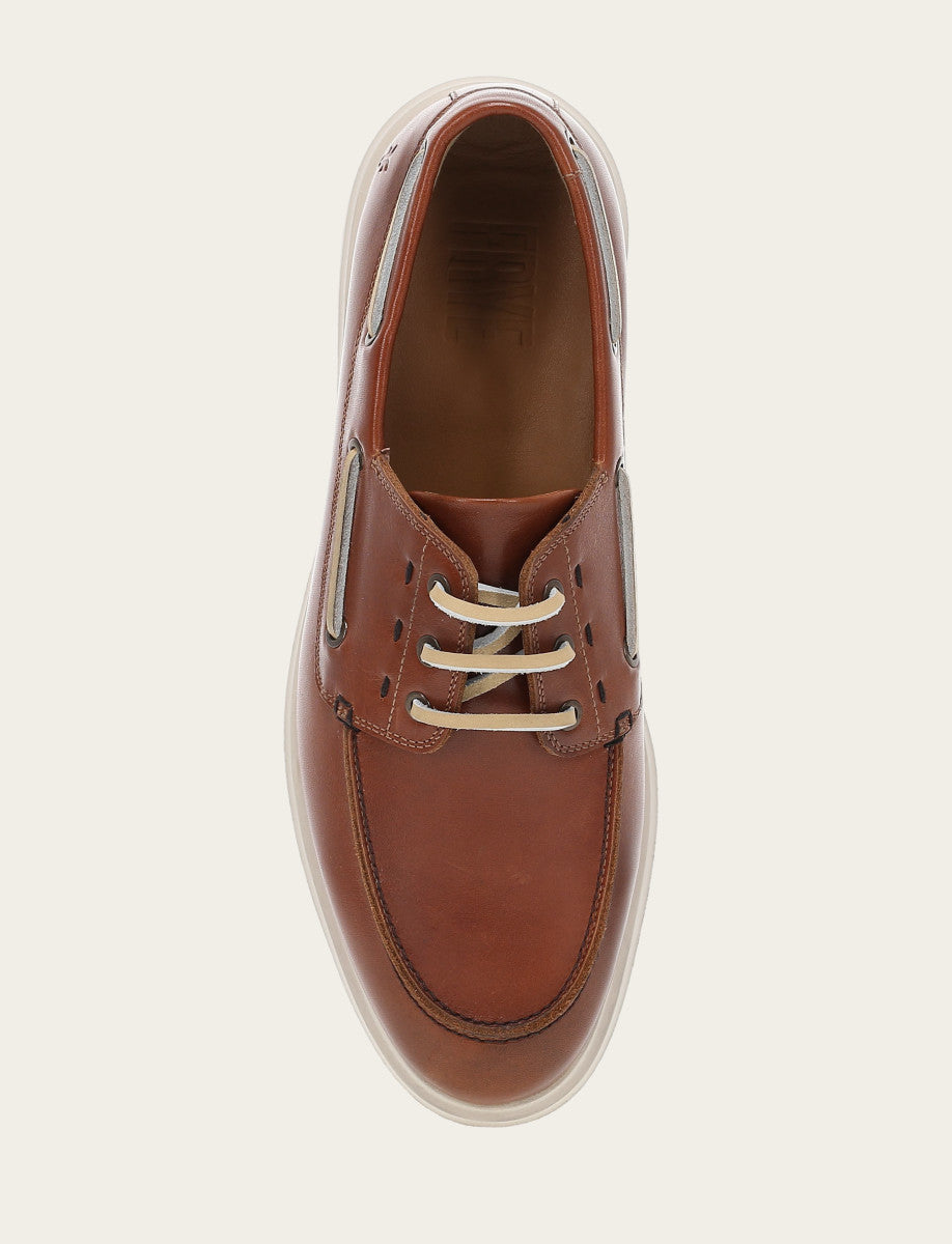 Connor Boat Shoe - Caramel - Top Down
