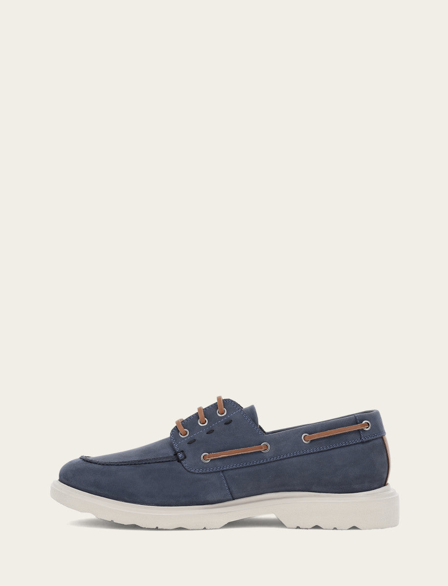 Connor Boat Shoe - Indigo - Inside