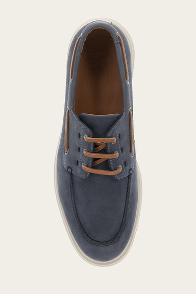 Connor Boat Shoe - Indigo - Top Down