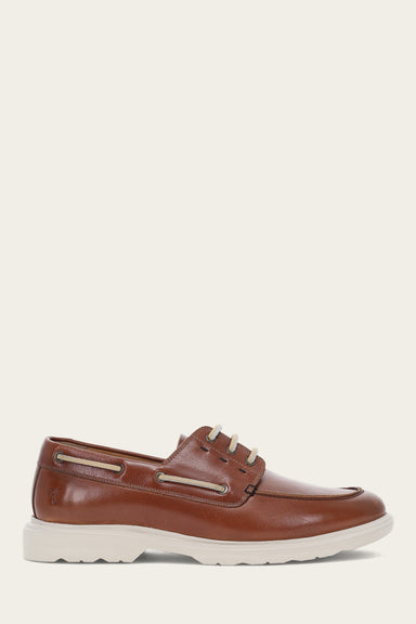 Connor Boat Shoe - Caramel - Outside