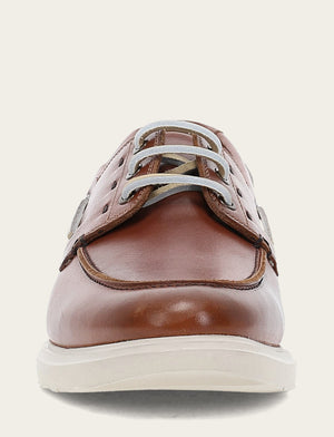 Connor Boat Shoe - Caramel - Front