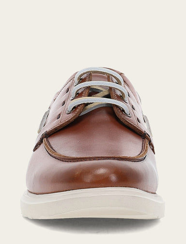 Connor Boat Shoe - Caramel - Front