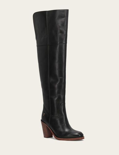 Corinne Over The Knee Boot - Black - Hero