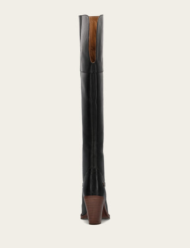 Corinne Over The Knee Boot - Black - Back
