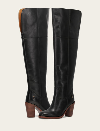 Corinne Over The Knee Boot - Black - Pair