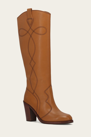 Corinne Tall Deco Stitch - Caramel - Hero