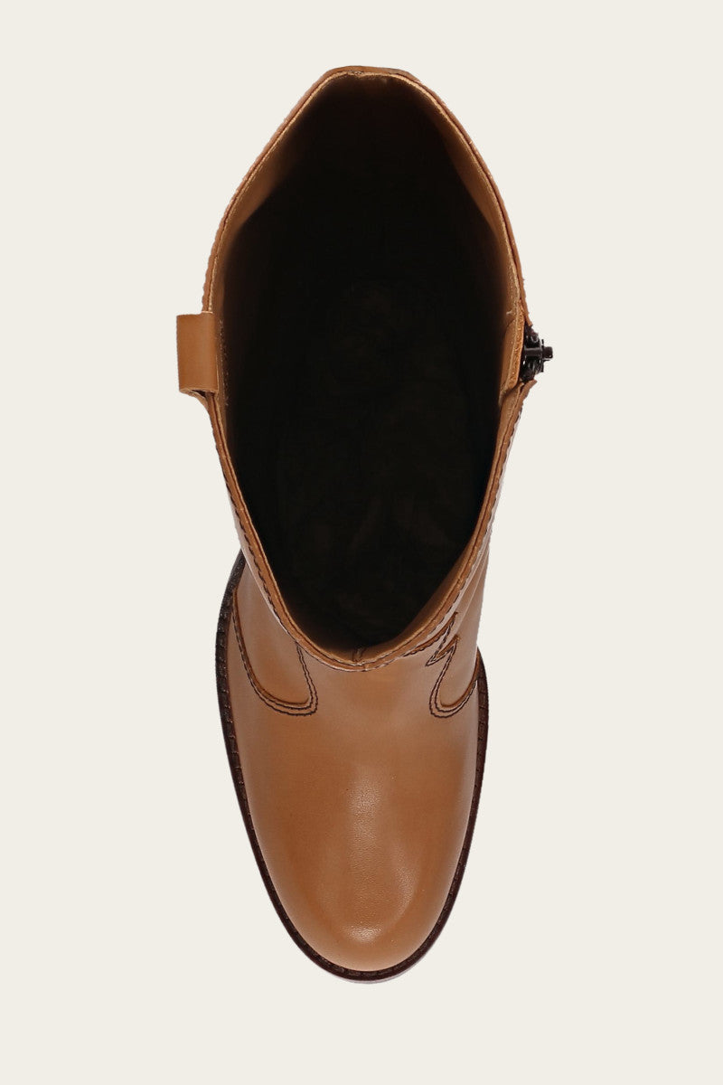 Corinne Tall Deco Stitch - Caramel - Top Down