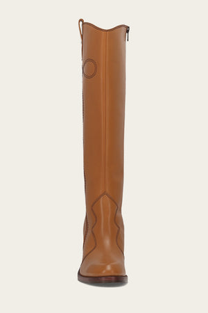 Corinne Tall Deco Stitch - Caramel - Front