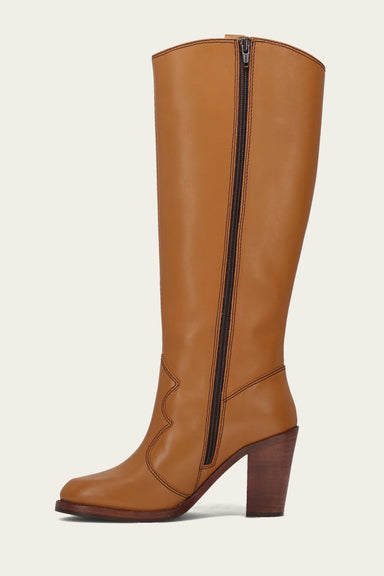 Corinne Tall Deco Stitch - Caramel - Inside