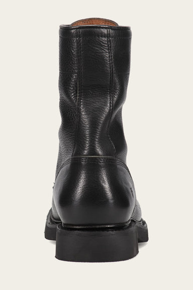 Dean Combat Lace Up - Black - Back