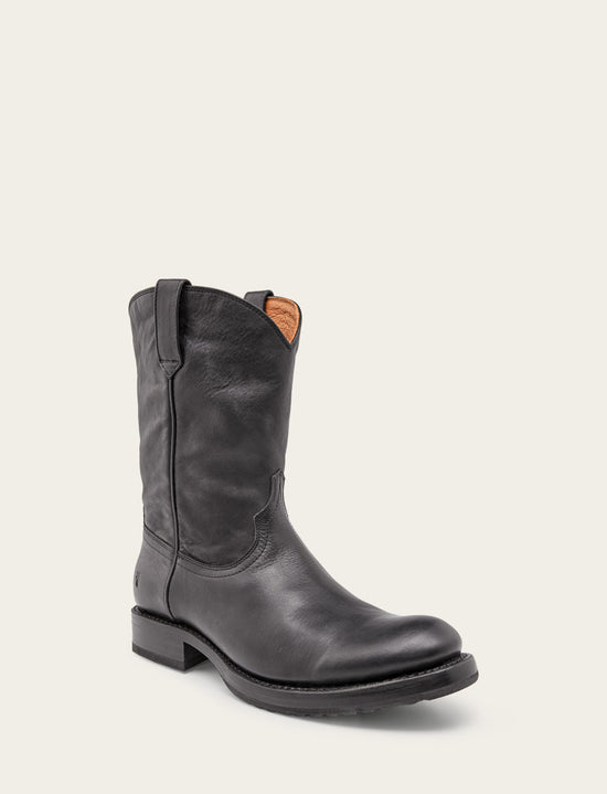 Men's Black Duke Roper Boots | The Frye Company