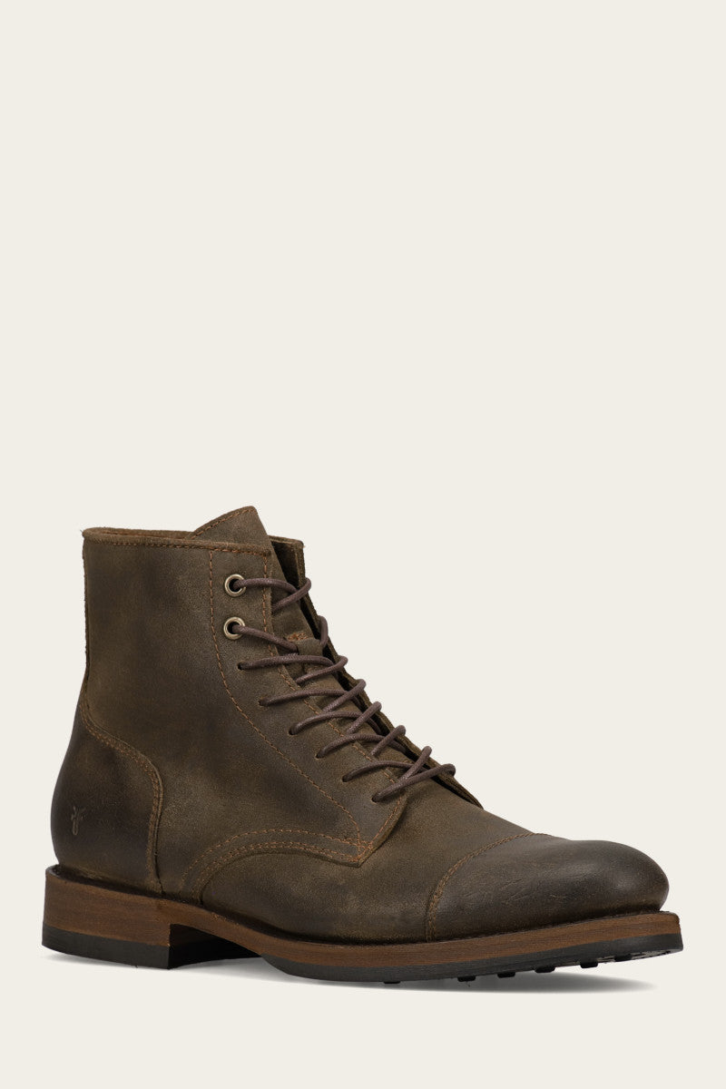 Dylan Lace Up - Walnut - Hero