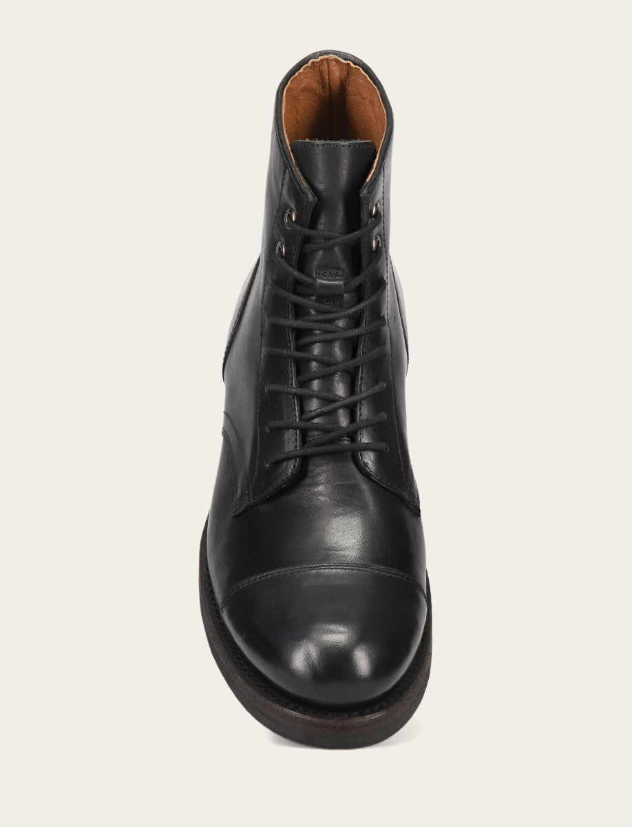 Dylan Lace Up - Black - Top Down