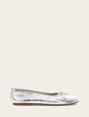 Frye Emma Ballet Flats in Silver - Size 6.5 Frye Emma Ballet Flats in Silver - Size 6.5