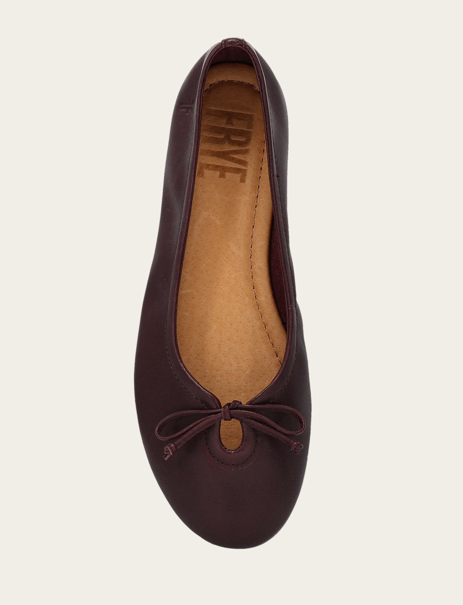 Emma Ballet - Cherry Lacquer - Top Down