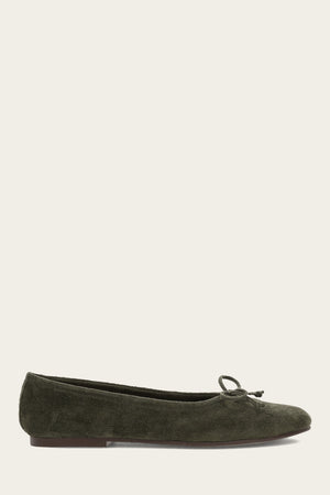Emma Ballet - Dark Olive - Outside