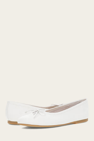 Emma Ballet - White - Pair