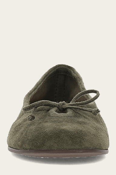 Emma Ballet - Dark Olive - Front