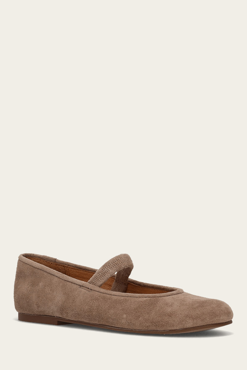 Emma Elastic Mary Jane - Dark Taupe - Hero