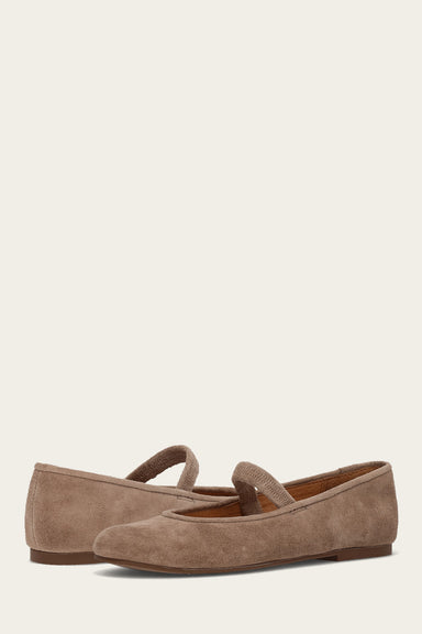 Emma Elastic Mary Jane - Dark Taupe - Pair