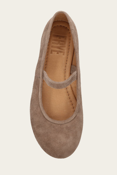 Emma Elastic Mary Jane - Dark Taupe - Top Down