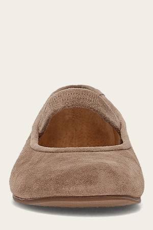 Emma Elastic Mary Jane - Dark Taupe - Front