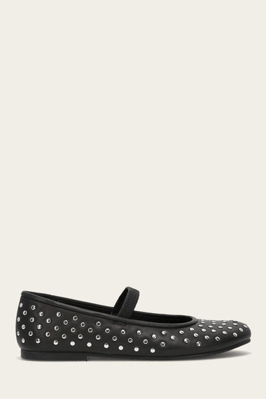 Emma Studded Mary Jane - Black - Outside