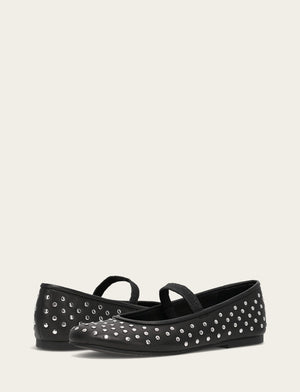 Emma Studded Mary Jane - Black - Pair