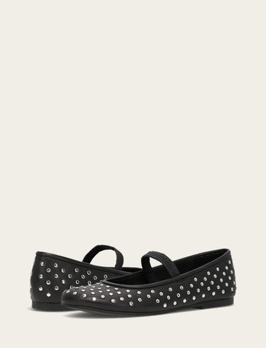 Emma Studded Mary Jane - Black - Pair