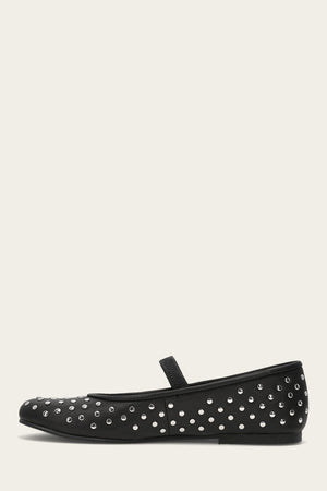 Emma Studded Mary Jane - Black - Inside