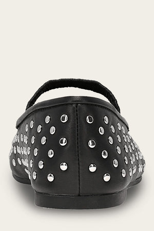 Emma Studded Mary Jane - Black - Back