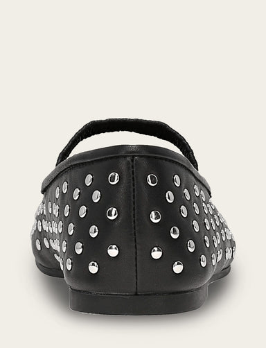 Emma Studded Mary Jane - Black - Back