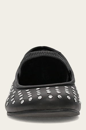 Emma Studded Mary Jane - Black - Front