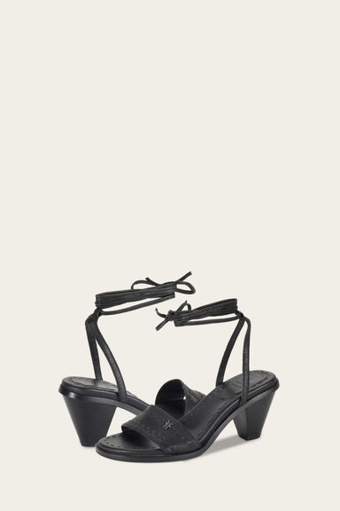 Estelle Ankle Tie - Black - Pair