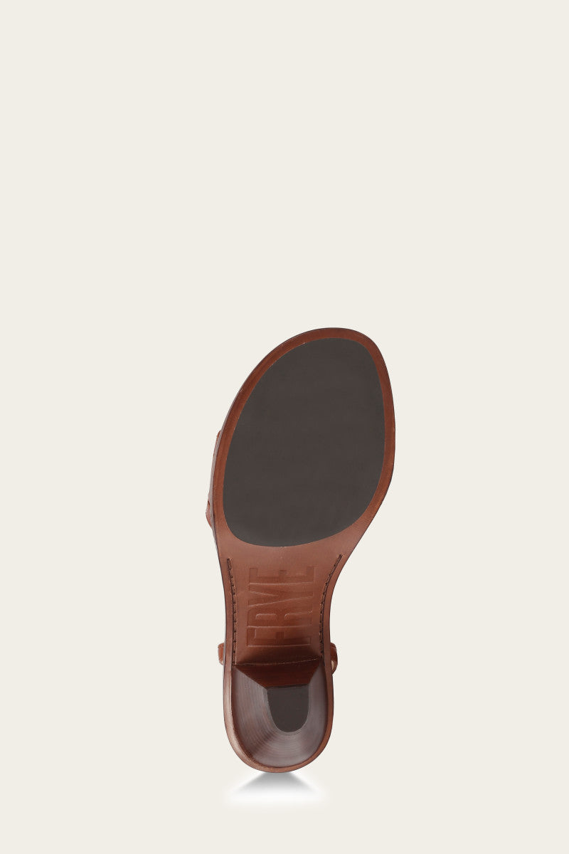 Leather ankle sales tie sandals