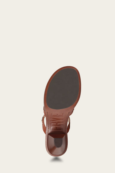 Estelle Strappy Slide - Cognac - Sole