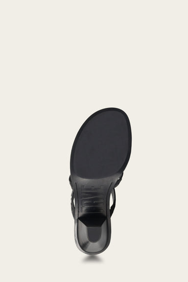 Estelle Strappy Slide - Black - Sole