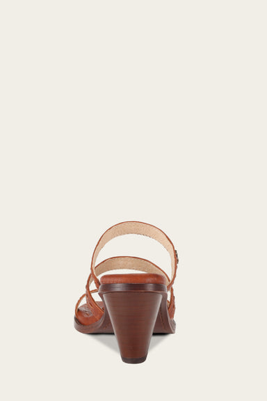 Estelle Strappy Slide - Cognac - Back