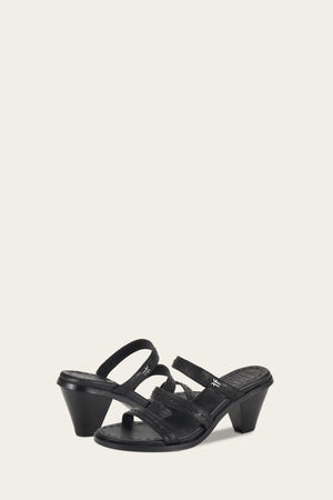 Estelle Strappy Slide - Black - Pair