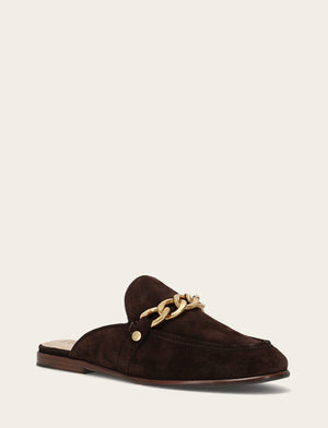 Faith Chain Mule - Chocolate - Hero