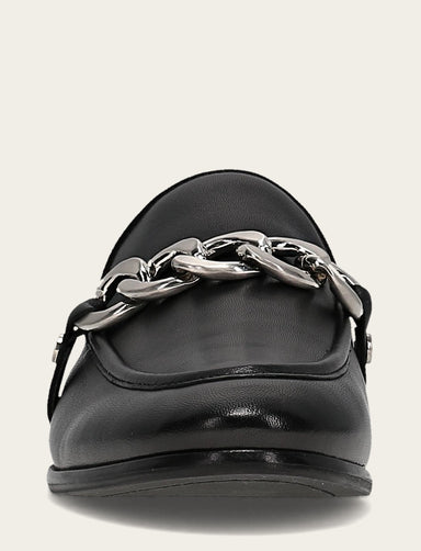 Faith Chain Mule - Black - Front