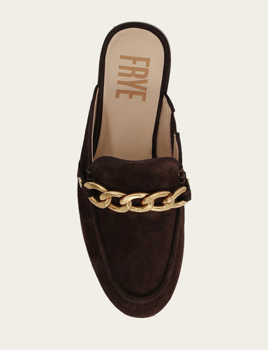 Faith Chain Mule - Chocolate - Top Down